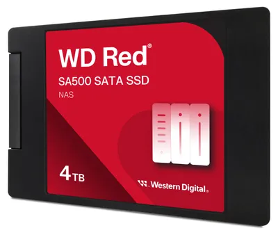 Produktbild von Western Digital Red WD SA500, 4 TB, 2.5", 560 MB/s