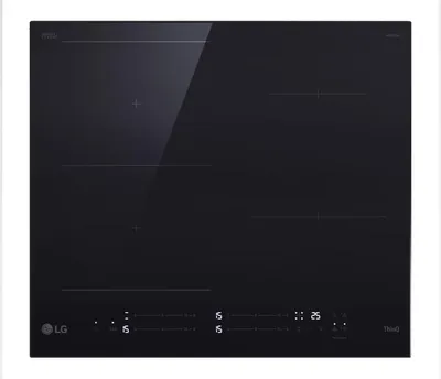 Image de Plaque à induction LG 4 zones 7400W Noir - CBIZ2435B