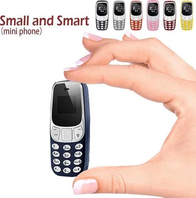 Produktbild von Mini Handys Super Small Mobile Voice Changer Bluetooth Kopfhörer Dialer Dual SIM Niedrige Strahlung weiß