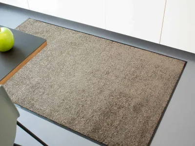Produktbild von Primaflor Küchenläufer CLEAN - Braun - 90x120cm - 16 Farben & 9 Größen - Strapazierfähiger Schmutzfangläufer, Rutschfester Küchenteppich, Läufer für Küche & Flur