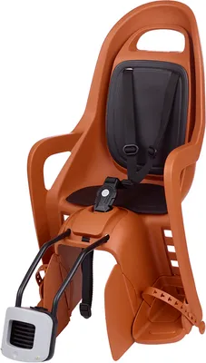 Produktbild von POLISPORT Groovy Maxi FF Kinderfahrradsitz hinten Rahmenmontage - Karamellbraun/Schwarz