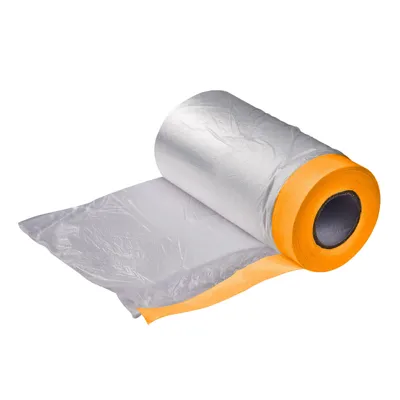 Produktbild von Fineline Malerband mit Abdeckfolie 55 cm x 20 m