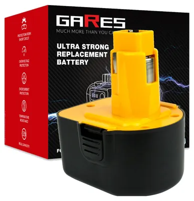 Obrázek produktu pro Gares Náhradní baterie pro Dewalt DC759KA DC721KB DC411B DW988KQ | 18 V 2 Ah Inny | Vysokovýkonná baterie pro robotický vysavač | Kompatibilní s Dewalt DC759KA DC721KB DC411B DW988KQ | Prémiová kvalita