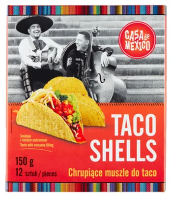 Immagine prodotto di Conchiglie per tacos, 150 g - Casa de Mexico