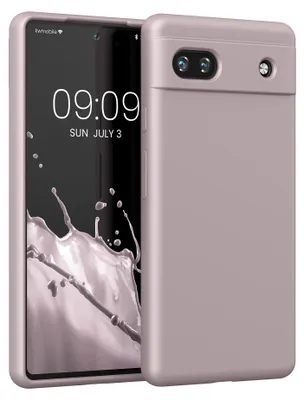 Produktbild von kwmobile Handyhülle für Google Pixel 6a Hülle, für Pixel 6a Case - Hülle Silikon - kabelloses Laden - Purple Cloud