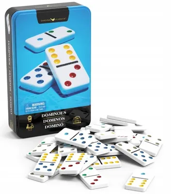 Zdjęcie produktu dla Domino Z10774 Gra podróżna w metalowej puszce
