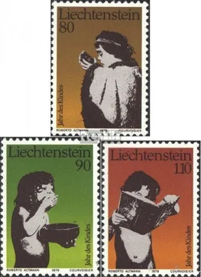 Produktbild von Briefmarken Liechtenstein 1979 Mi 725-727 (kompl.Ausg.) postfrisch Jahr des Kindes