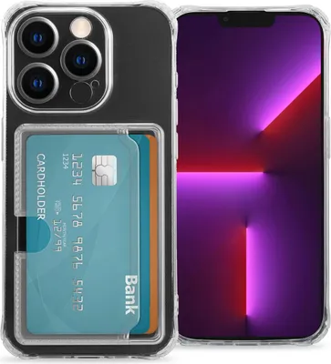 Zdjęcie produktu dla imoshion Softcase Backcover z uchwytem na karty do Apple iPhone 13 Pro - przezroczysty