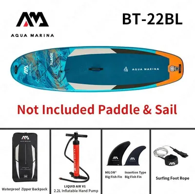 Produktbild von Blade - Aufblasbares SUP Board mit Segel - 320x84x15 cm - 150 kg Tragkraft - 350 l Volumen - 18 psi - Set A