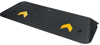 Image de VEVOR Rampe de seuil Rampe de trottoir Rampe de seuil de porte 110x32x3,8cm Caoutchouc 15T