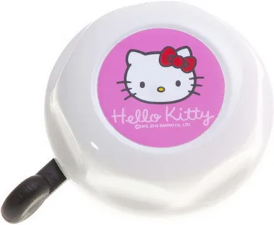 Produktbild von Bike Fashion Hello Kitty Kinder Fahrradglocke, Weiß
