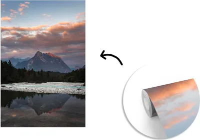 Produktbild von MuchoWow® Fototapete für Wohnzimmer oder Schlafzimmer Wandtapete Vinyl Motivtapete Blick auf die Julischen Alpen im Triglav-Nationalpark in Slowenien - 175x260 cm - Vinyltapete