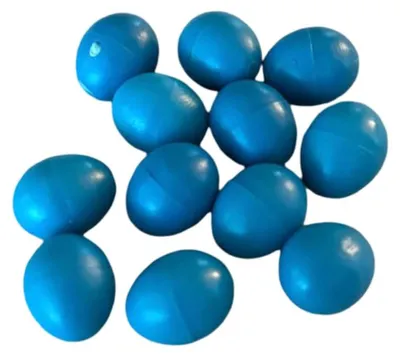 Imagen del producto de Huevos de Pascua artificiales en miniatura, decoración, 1 x 1,5 cm, paquete de 60 unidades