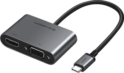 Produktbild von UGREEN USB-C auf HDMI und VGA Adapter 4K