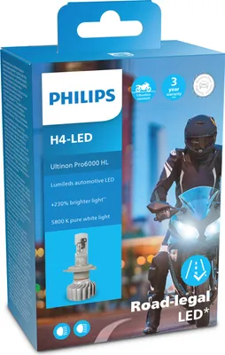 Immagine prodotto di Philips Ultinon Pro6000 LED H4 12 V 18 W (confezione da 1)