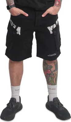 Produktbild von Yakuza Herren Bump Cargo Shorts, Schwarz, 31W