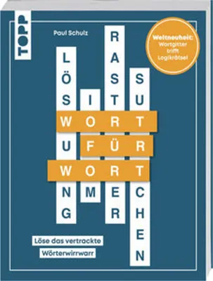 Obrázok produktu pre Wort für Wort - Löse das vertrackte Wörterwirrwarr! Rätselbuch für Logikfans