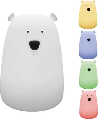 Image de Rabalux Lampe rechargeable LED RGB pour enfants Ours Baloo 0,4W 5409