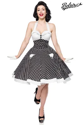 Produktbild von Belsira Vintage-Kleid 50066 Swing-Kleid Retro-Kleid Rockabilly Kleid, Gr. XL