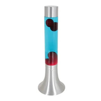 Image de Mexlite - lampe de table - Volcan - acier - verre métal - Ø 14cm - E14 - 3117ST
