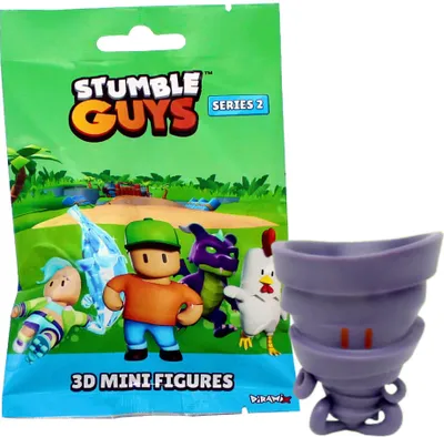 Produktbild von Stumble Guys 3D Sammelfiguren Serie 2 - Chrome Crystal - Figur 19. Twister