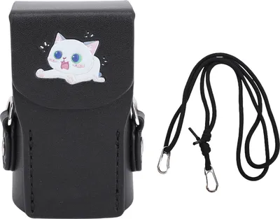 Obrázok produktu pre Kožené puzdro na fotoaparát, vhodné pre POCKET3, magnetické zapínanie, pohodlný digitálny ochranný kryt na puzdro, čierny