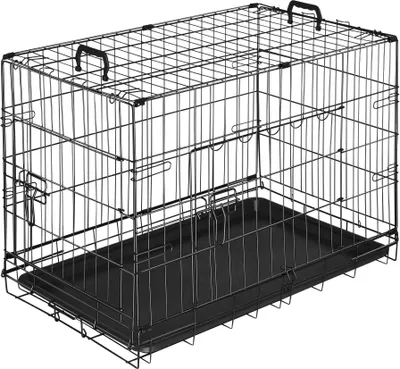 Produktbild von Hundekäfig-Gitterbox Luna klappbar, mit 2 Tragegriffen abgerundete Ecken