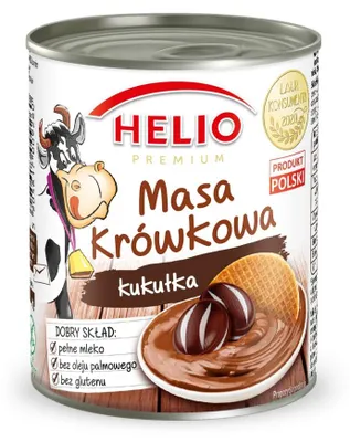 Produktbild von Kajmak Helio 400 g Masa krówkowa kukułka