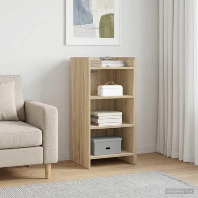 Zdjęcie produktu dla Komoda vidaXL z drewna dębowego Sonoma, 40 x 36 x 80 cm, materiał drewnopochodny