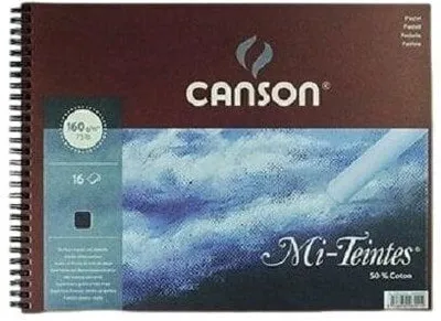 Obrázok produktu pre Canson Mi-Teintes Skicár 16 24x32 cm 160 g Noir
