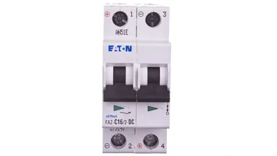 Immagine prodotto di Interruttore 2P C 16A 15kA DC FAZ C16/2-DC 279140