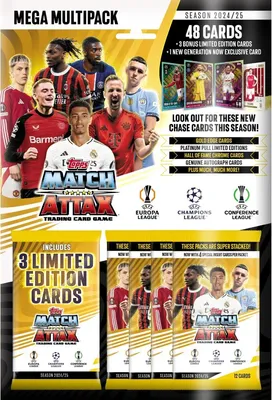Obrázok produktu pre Durchgeknallt -Top Media, Inh. Helmut Glöditzsch Match Attax Ch.L.24/25 Multip. MEGA MULTIPACK