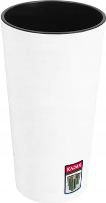 Produktbild von KADAX Doniczka Osłonka Na Kwiaty Ekologiczna Biała 25cm