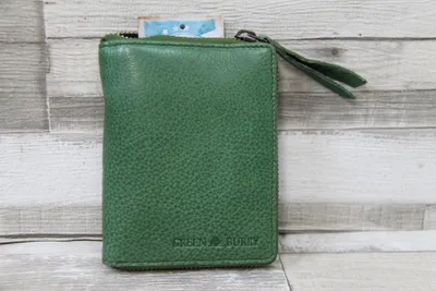 Produktbild von Greenburry Vintage Washed Geldbörse Leder 10 cm
