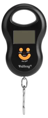 Image de Pèse-bagages électronique - Balance numérique - 50 kg - Rétroéclairage - Écran LCD