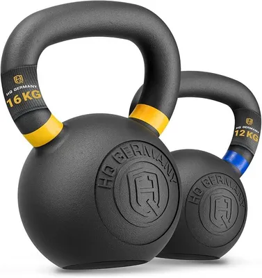 Imagen del producto de Recubrimiento en polvo para kettlebells (kugelhantel) - Pesas de 2 a 32 kg