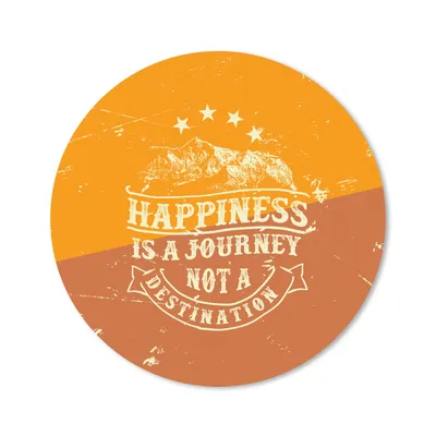 Produktbild von MuchoWow® Mauspad Mousepad Jahrgang - Berg - Text 30x30 cm - Mousepads - Maus Mat - Pad - Mausunterlage - Tischunterlage - Schreibtischmatten