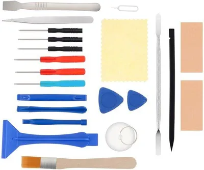 Immagine prodotto di Kit professionale per la riparazione di smartphone: leggero, riutilizzabile, include cacciaviti, adatto per iPhone, set di strumenti per la riparazione