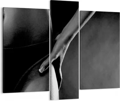 Produktbild von Bild auf Leinwand - Leinwandbild - Frau Modell erotisch - 95x80cm - Wand Bild - Wanddeko - Leinwanddruck - Bilder - Kunstdruck - Wanddekoration - Leinwand bilder - Wandkunst - CB95x80-1370