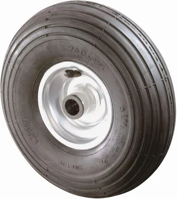 Produktbild von Luftrad 400 mm mit Stahlfelge für Schubkarren und Transportmittel | Ersatzrad bis 150 kg belastbar