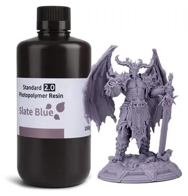 Obrázek produktu pro ELEGOO Standard Resin V2.0 1KG, Slate Blue