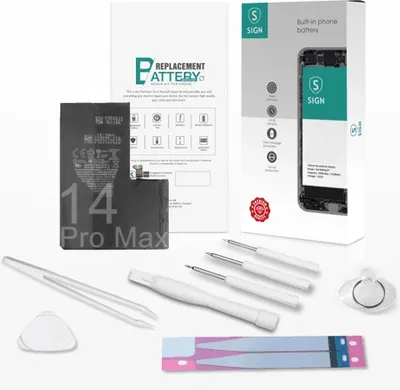 Image de Kit de remplacement de batterie complet SiGN - iPhone 14 Pro Max