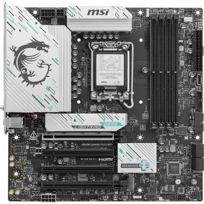 Obrázek produktu pro MSI B860M GAMING PLUS WIFI, Intel, LGA 1851 (Socket V1), Intel Core Ultra (Series 2), LGA 1851, 256 GB, DDR5-SDRAM