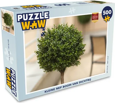 Obrázek produktu pro MuchoWow MuchoWow® Puzzle 500 ks Malý umělý stromek zblízka