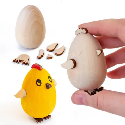 Produktbild von Ulanik HolzsetHuhn (3 Stück)