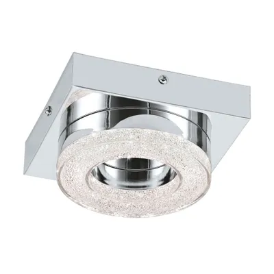 Produktbild von Eglo 95662 Fradelo LED Wand-Deckenleuchte rund 1x4W Stahl Chrom
