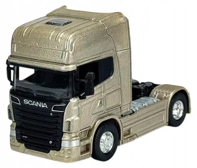 Produktbild von Welly SCANIA V8 R730 Gold Metall Modell LKW 1:64