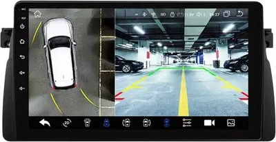 Immagine prodotto di Autoradio con Bluetooth e telecamera – CarPlay – Per BMW E46 M3 318/320/325/330/335 – Compatibile con Apple e Android – Impianto stereo – Navigazione – Sistema di navigazione per auto