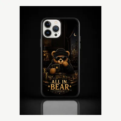 Image de Coque de protection pour iPhone 13 Pro Max, étui de téléphone avec motif ours – LUNØIR ©