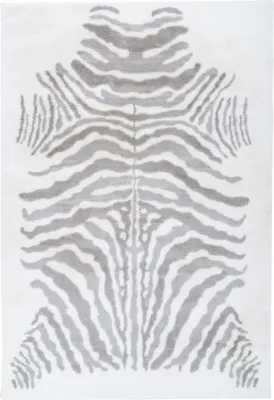 Produktbild von Rabbit Animal 400 Grau / Weiß 120cm x 160cm
